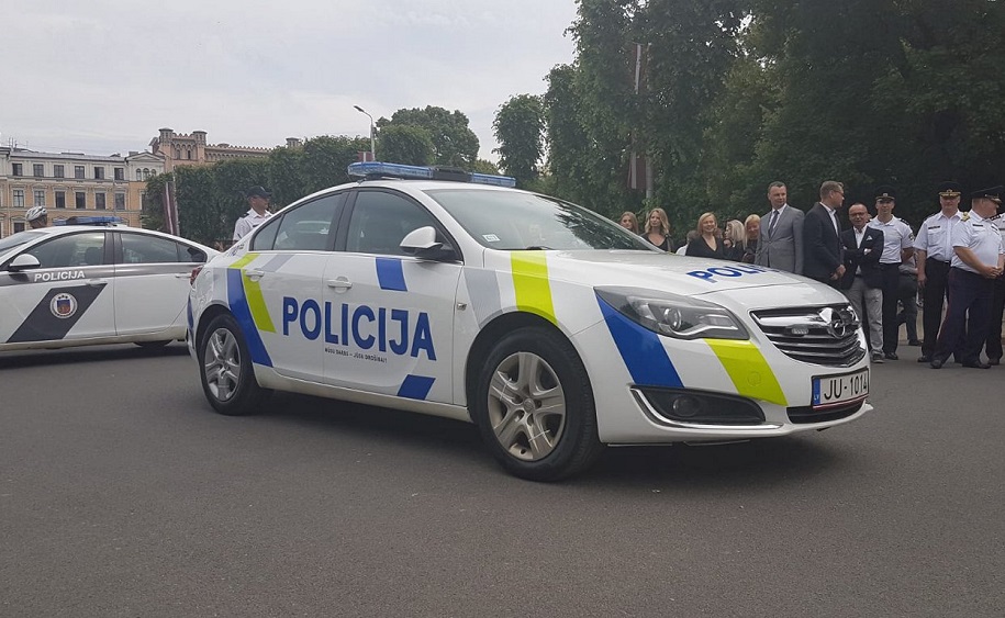 Լատվիական ոստիկանության ավտոմեքենան